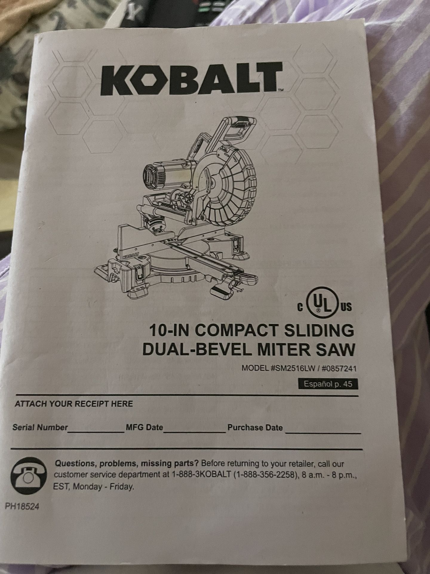 Kobalt 10 Inch Miter Saw