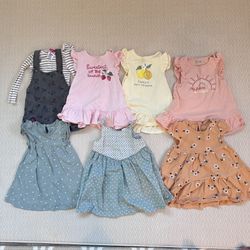 Baby Girl Dress & Outfit Bundle | 12–18 Months | Cute Everyday Styles
