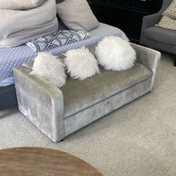Small Couch with Pillows