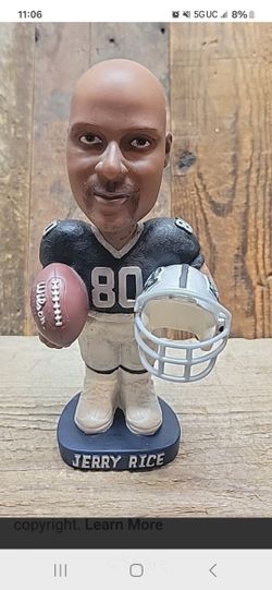 JERRY RICE VINTAGE BOBBLE HEAD
