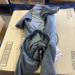 Don toner winter dog coat with leg.
