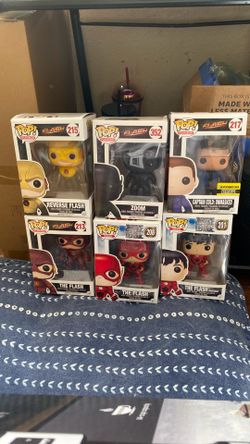 6 The Flash Funko Pops and Justice League Flash