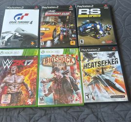 Ps2 and Xbox games