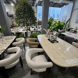 Marble Dining Tables Chairs 