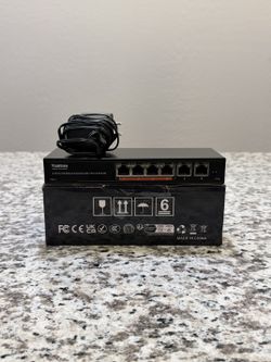 Yuanley 6 port 10G Unmanaged Switch (2x 10Gb 4x 2.5Gb)