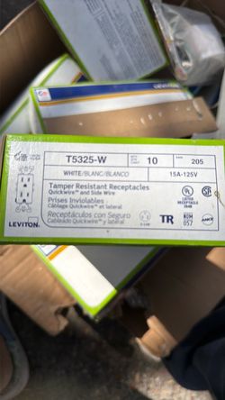 Decora 15 Amp 125 V Tamper Resistant Self Grounding Duplex Outlet/Receptacle, White (1-Pack) T5325-SW