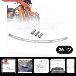 Windsheild Trim For Harley Davidson