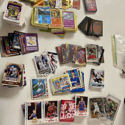 100’s Of  Miscellaneous Trading Cards Pokemon, Magic The Gathering, GI Joe, Football, Baseball, Hockey, NASCAR, Star Wars, Marvel   All Included 