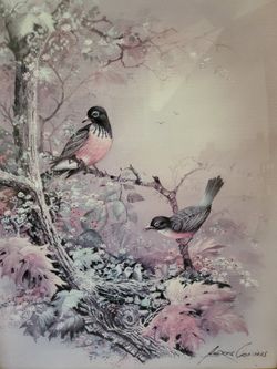 Oil Painting  Sparrow 