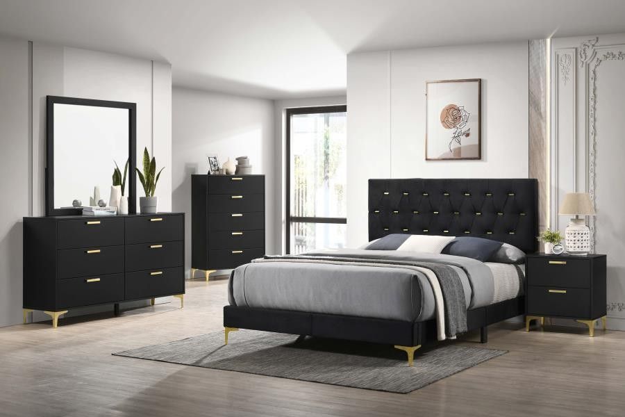 New Eastern King Bedroom Set King Bedframe Dresser Nightstand And Mirror