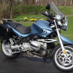 Sky Blue BMW R1150R  ABS With Saddlebags 