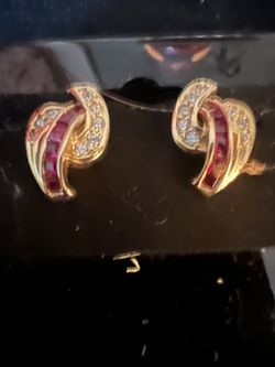 Women’s Ruby Earrings
