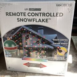 Light show remote Controlled Snow Flake
