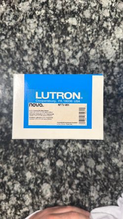 Lutron Nova NFTV-WH Fluorescent Slide Dimmer