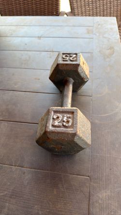 25LBs dumbbell