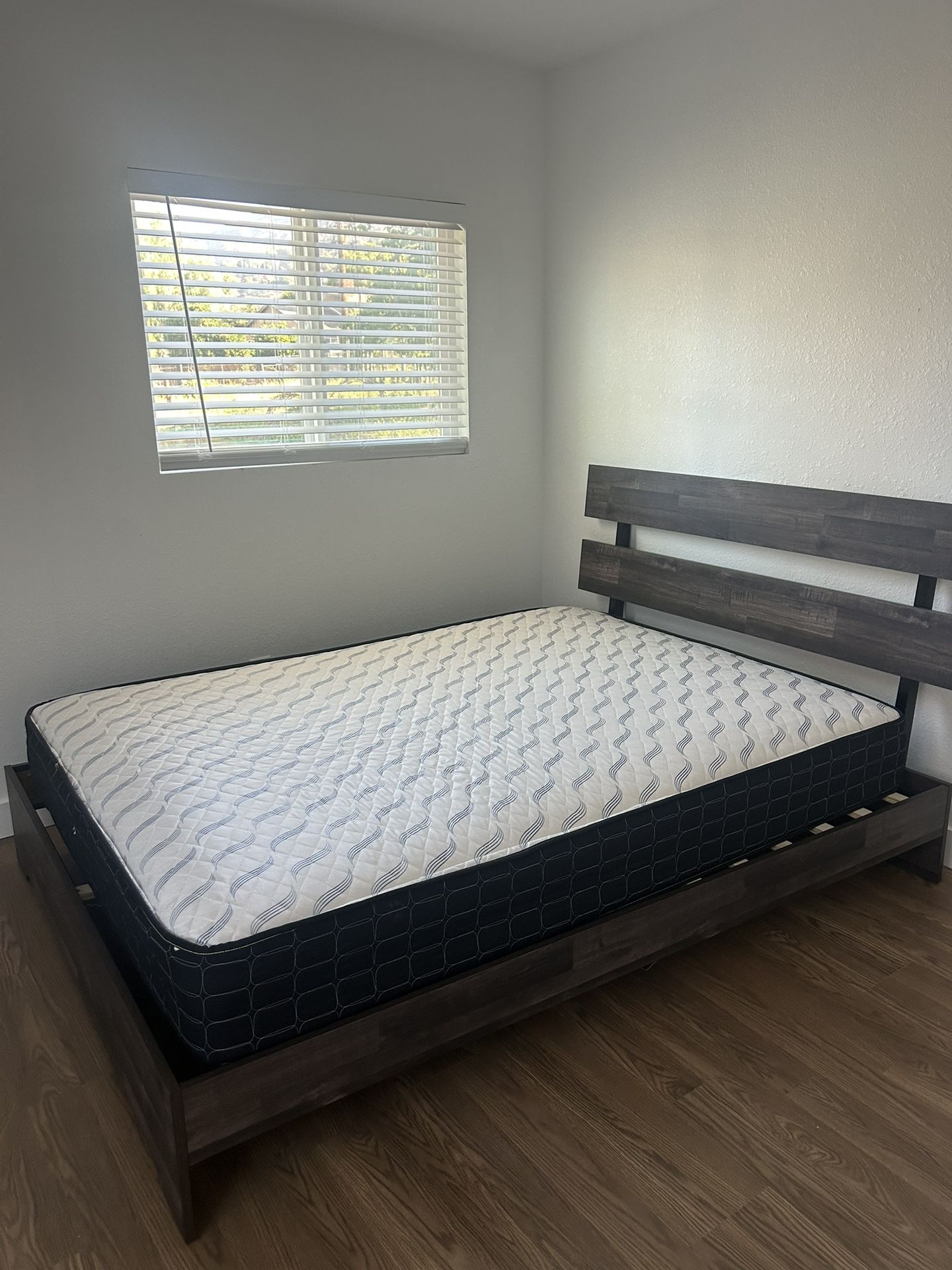 Newer Queen Bed frame And Mattress!