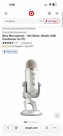 Brand New Yeti Mic