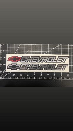2 Piece C/k Style Chevrolet Chevy Vinyl Sticker