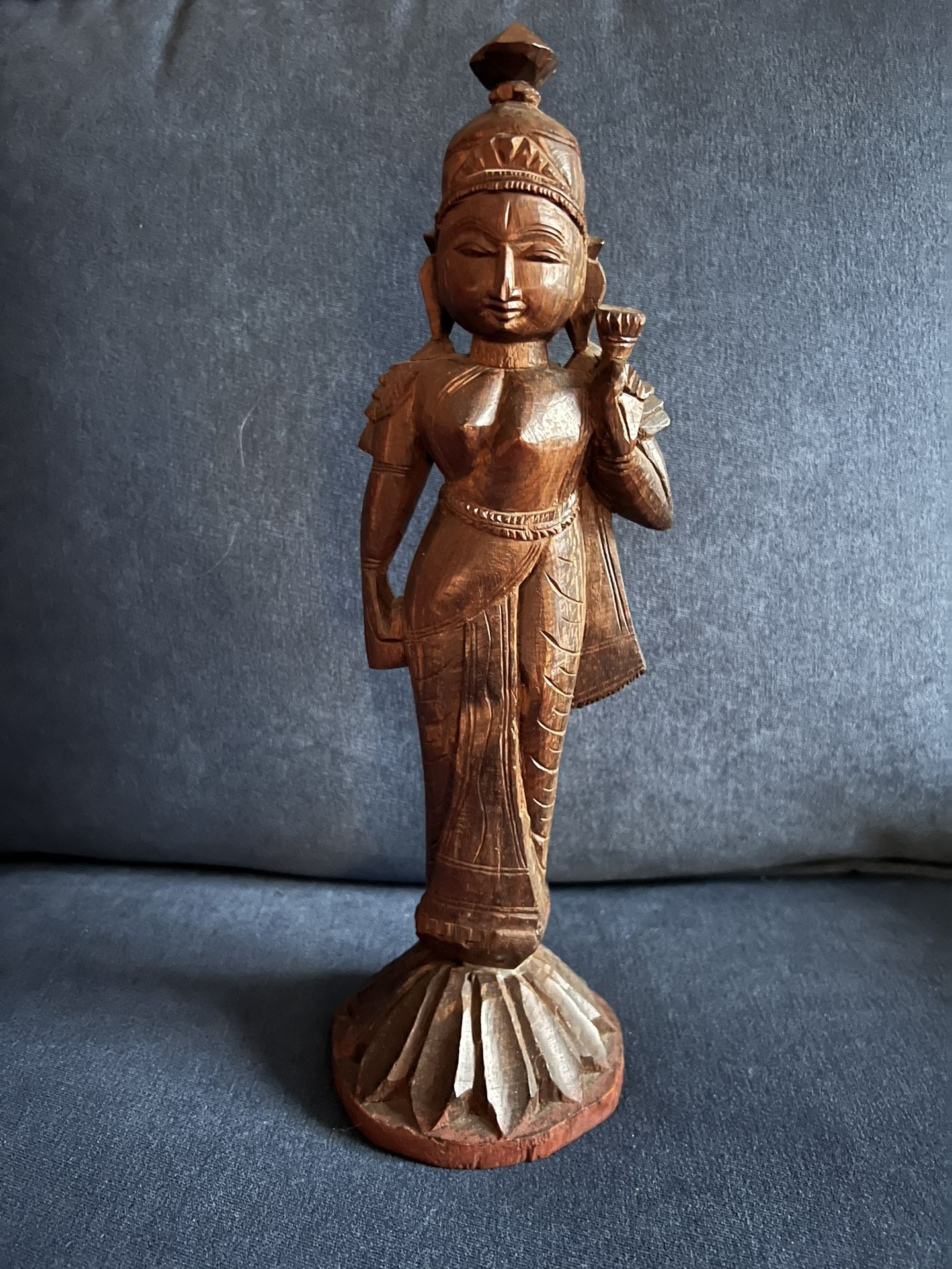 The “Graceful Goddess” Wood Sculpture Figurine Statue