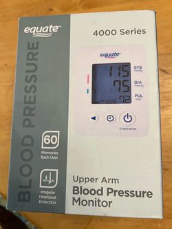Equate 4000 Series Upper Arm Blood Pressure Monitor