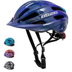 New Kids Light Up Bike  Helmet  Ages  5-12 Adjustable