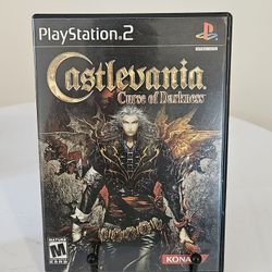Castlevania Curse of Darkness PS2 PlayStation 2 Complete In Box With Manual CIB