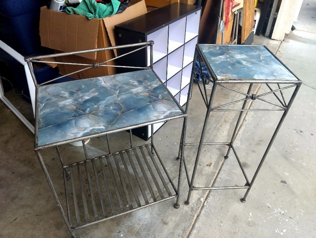 Small Metal Side Tables