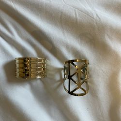 2 Cuff Bracelets 
