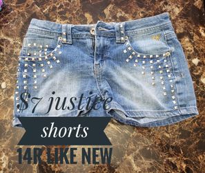 Justice shorts size 14R