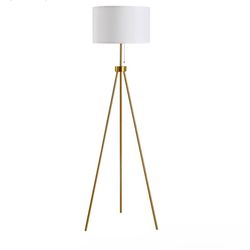 59.75" Tripod Floor Lamp with Pull Chain Standing,