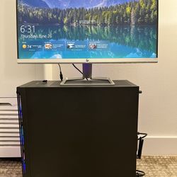 PC Desktop + Monitor HP 24f