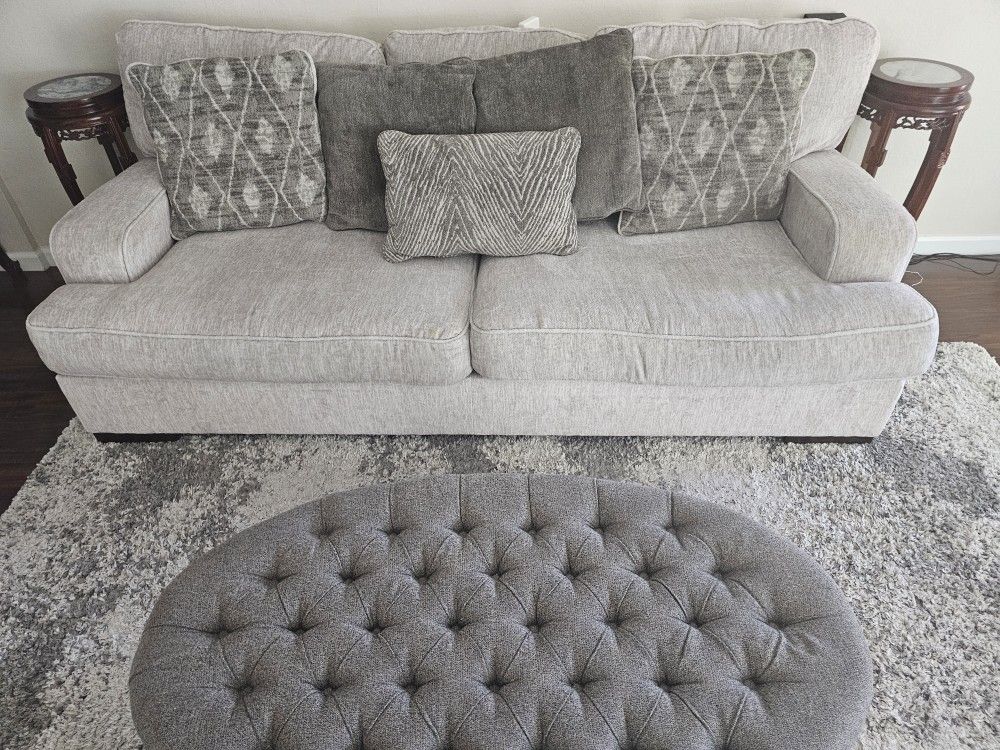 ASHLEY'S Sofa With 1 Year Warranty
