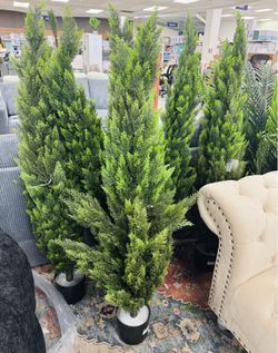 5FT Artificial Cedar Trees – Realistic Indoor/Outdoor Plants 🪴