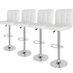 Bar Stools Blancos ( Set De 4)