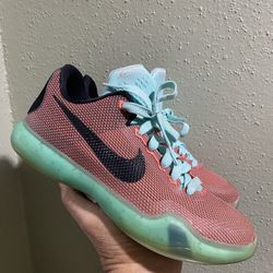 Nike Kobe Bryant X 10 Easter Size 6.5 Y 8 Women’s GS  Hot Lava Sunset Glow “2015”