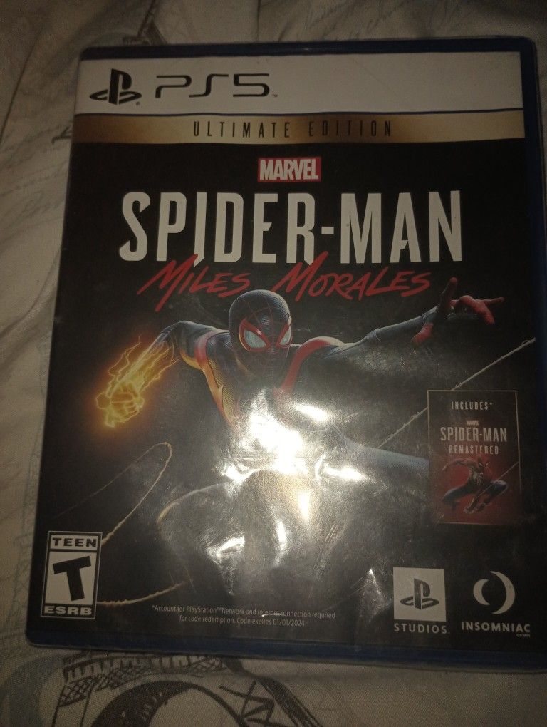 Ps5 Ultimate Edition Spider Man Miles Morales 