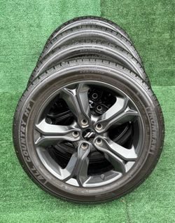 DODGE Wheels & Tires Set ( 5x127 Bolt Pattern Wheels )