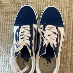 Vans Old School Blue Lightning Bolt