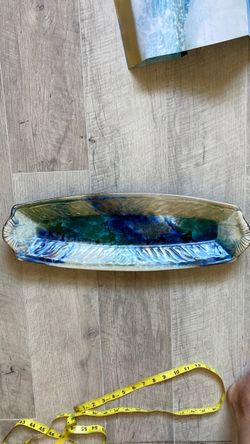 Bill Campbell Pottery Crystalline Dish