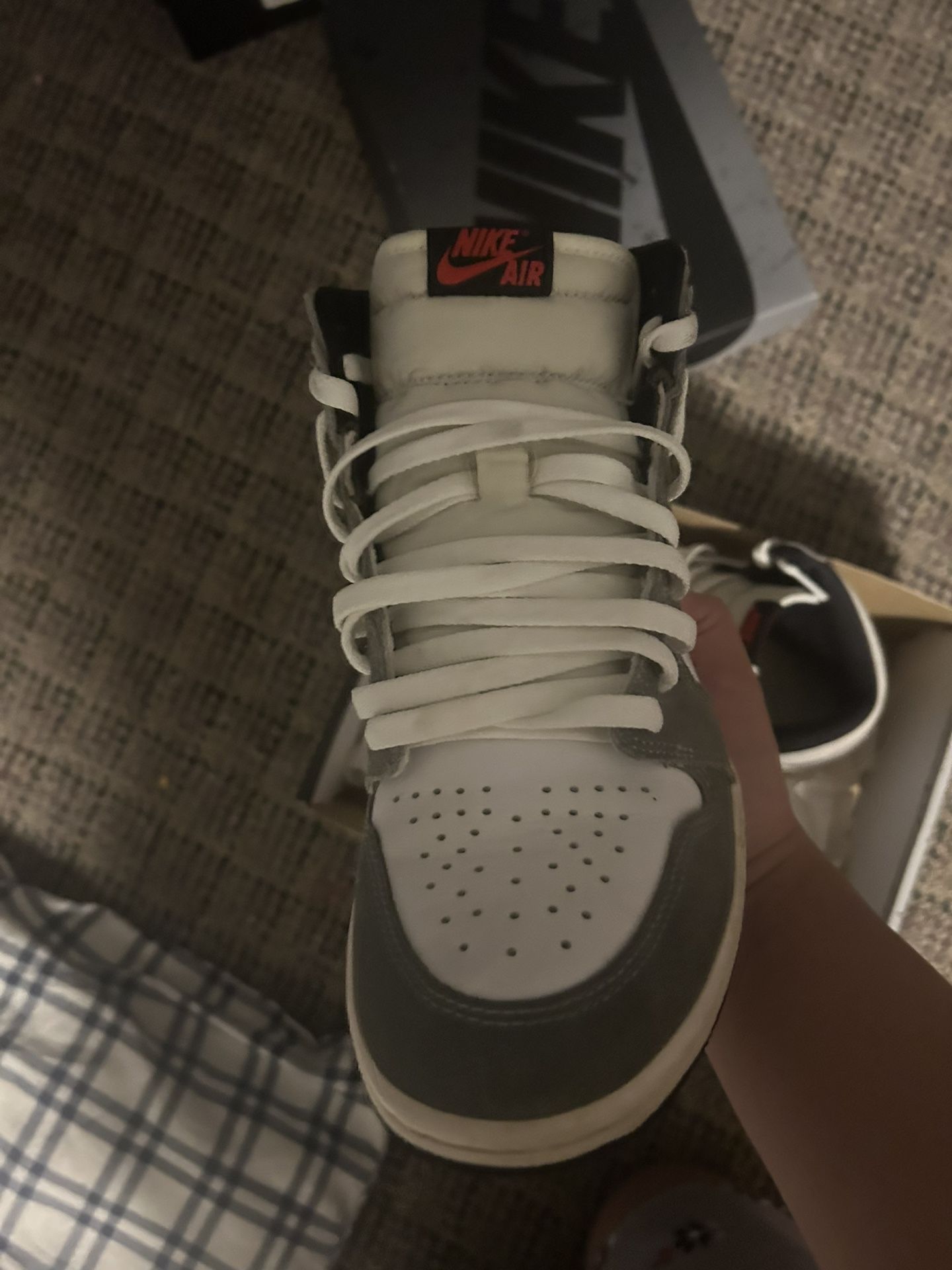 Washed Black Jordan 1