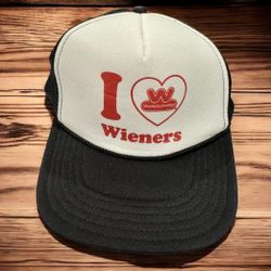 I Love Wieners Trucker Hat Wiernerschnitzel Logo Mesh SnapBack Cap OTTO