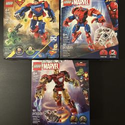 LEGO Marvel 76302, 76307, 76308