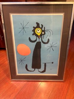 Joan Miró Framed Abstract Art Print