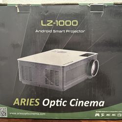 Android Smart Projector LZ-1000 Aries Optic Cinema For Home Theater MSRP $4000+
