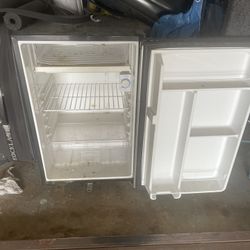 Small Fridge Black .. Height 31 1/2 Inches With 20 1/2