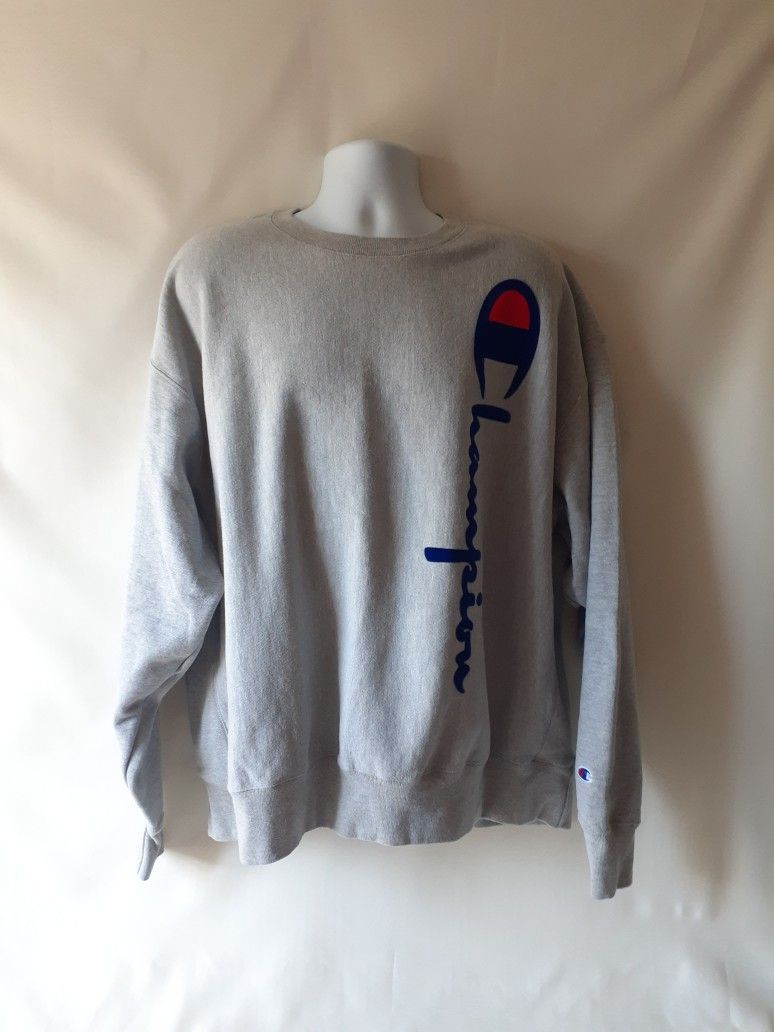 Champion men's gray sweatshirt size 3XL