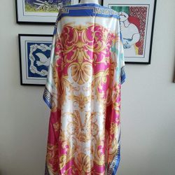 Silk Kaftan Maxi Dress- New With Tags