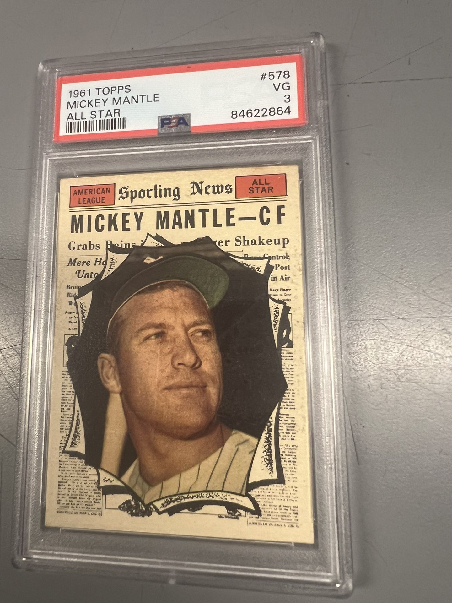 61 Mantel Baseball Card