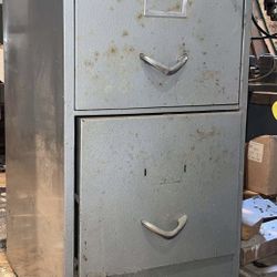 2 Door Metal Filing Cabinet 