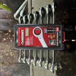 HUSKY 7pc RATCHET WRENCH SET (SAE)